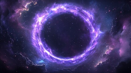 Obraz premium Mystical Cosmic Portal