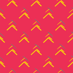 Seamless partern with simple striught line art