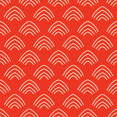 Seamless partern with simple striught line art