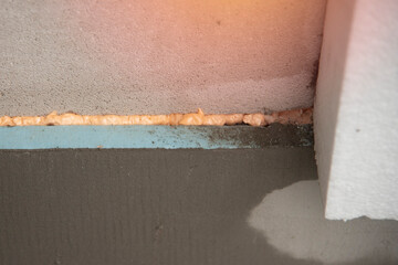 House insulation with styrofoam
