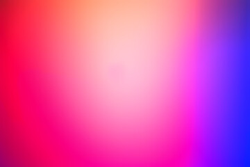 Vivid blur neon pink red orange blue purple rainbow color gradient abstract background. Light through a prism