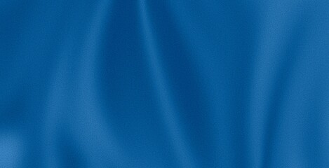 Blue fabric silk Minimalist texture for aesthetic background beautiful abstract background gradient fresh color With noise for banner	