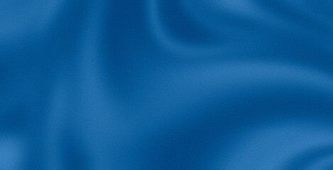 Fototapeta premium Blue fabric silk Minimalist texture for aesthetic background beautiful abstract background gradient fresh color With noise for banner 