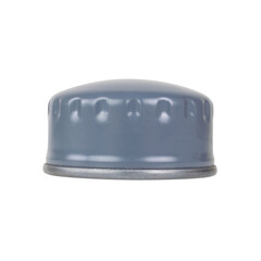 Fototapeta premium Car Parts - Side view new oil filter isolated