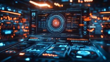 Futuristic Digital Interface