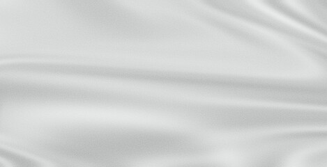 Fototapeta premium Silver fabric silk Minimalist texture for aesthetic background beautiful abstract background gradient fresh color With noise for banner 