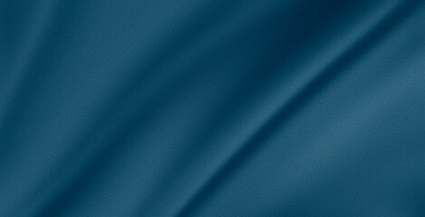 Blue fabric silk Minimalist texture for aesthetic background beautiful abstract background gradient fresh color With noise for banner	
