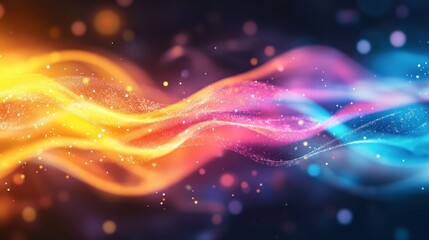 Fototapeta premium Vibrant Abstract Light Effects Background