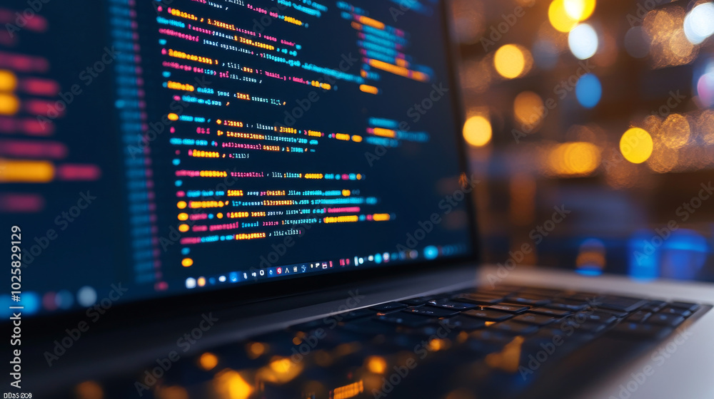  developing software involves writing code, testing it on a laptop, and seeing the program code on th