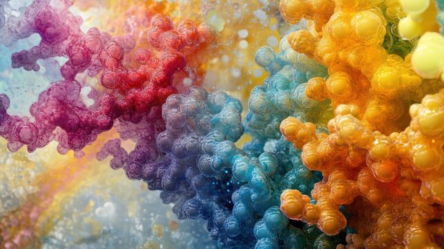 A study of protein structure elucidation, with molecular diagrams, computational predictions, and experimental data coming together to reveal the structure