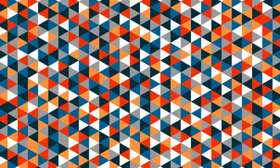 colorful vintage triangle pattern vector background design