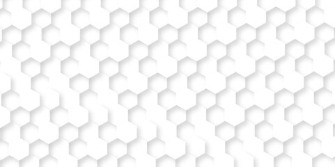 Abstract white minimal hexagon, modern abstract vector polygonal pattern. Futuristic abstract honeycomb technology white background. Luxury white hexagon pattern.