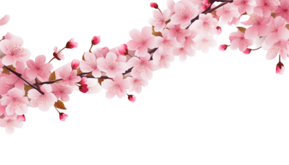 Cherry blossom branches with delicate pink flowers creating a serene backdrop for springtime enjoyment and beauty appreciation