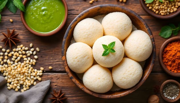 Tuwo Acha millet balls served with green sauce (Northern Nigerian Cuisine)