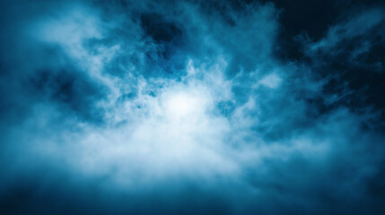 Fototapeta premium alien worlds in blue tones, another worlds, space, galaxy, planets