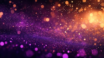 Obraz premium The Sparkling Purple Bokeh Background