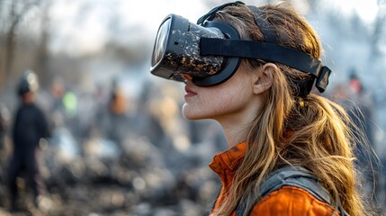 Virtual reality experience highlighting the contributions of essential workers