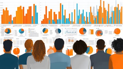 Virtual infographic showing statistics about volunteerism and its benefits