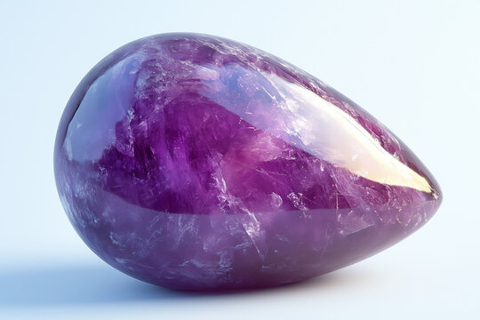 amethyst isolated on white background