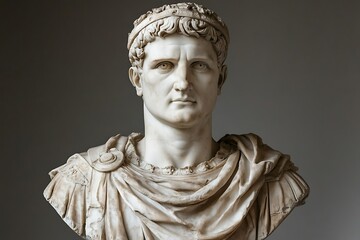 Ancient statue of the king of queen.