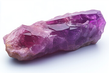 Fototapeta premium amethyst isolated on white background
