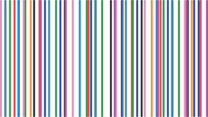 Obraz premium A cluster of colored vertical lines.