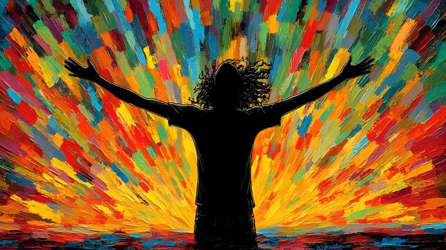 Vector illustration of a celebration event honoring those who spread happiness