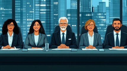 Vector illustration of job training programs designed for individuals with disabilities