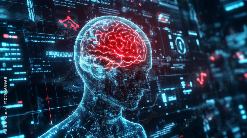 Poster a computer expert builds a complex system that learns from data, like a brain.this system is designe