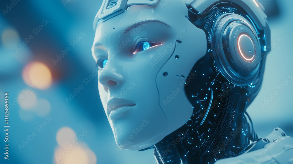 Poster ai technology is like a computer brain that can communicate with networks, analyze data, and learn f