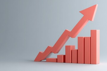 A bold red downward arrow dramatically breaks through the scene, representing a sudden decline in market performance and the economic challenges faced by businesses today.