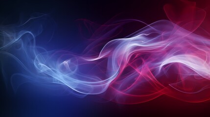 Obraz premium A vivid image of swirling red smoke against a dark background.