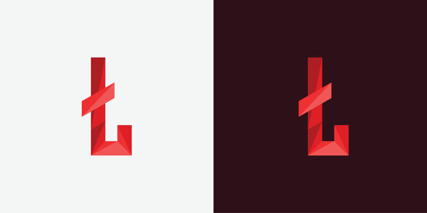 Fototapeta premium Initial Letter T Logo