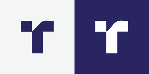 Letter T logo design