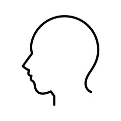 head icon. human head icon 