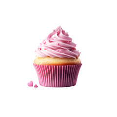 cupcake isolated on white background