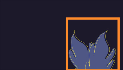 Modern beautiful black poster background vector. cover template with yellow lines 