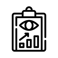 Icon Eye Chart With Style Outline