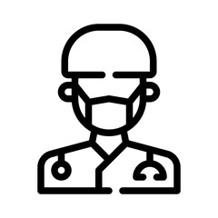 Icon Surgical Mask With Style Outline