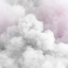 pink and blue smoke