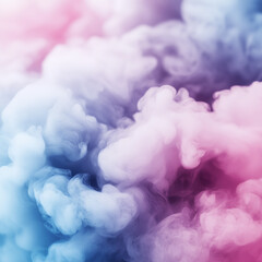 Fototapeta premium pink and blue smoke