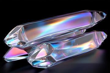 3d render of a glass
