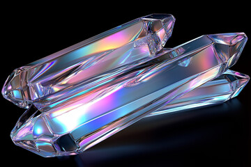 3d render of a glass