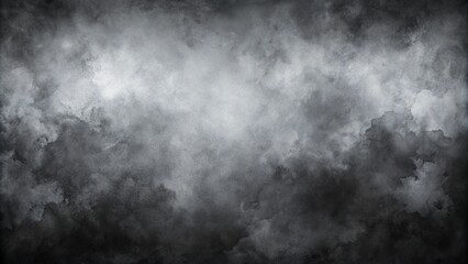 Fototapeta premium Close-up watercolor texture in black and charcoal