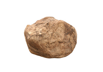 Brown Rock Stone Podium, transparent background