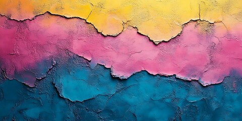 Obraz premium Abstract textured wall with vibrant colors.