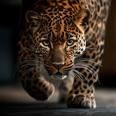 Obraz premium portrait of a leopard