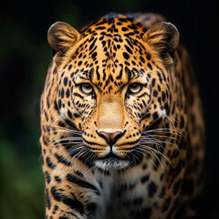 Fototapeta premium portrait of a leopard
