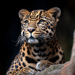 Obraz premium portrait of a leopard