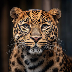 Obraz premium portrait of a leopard